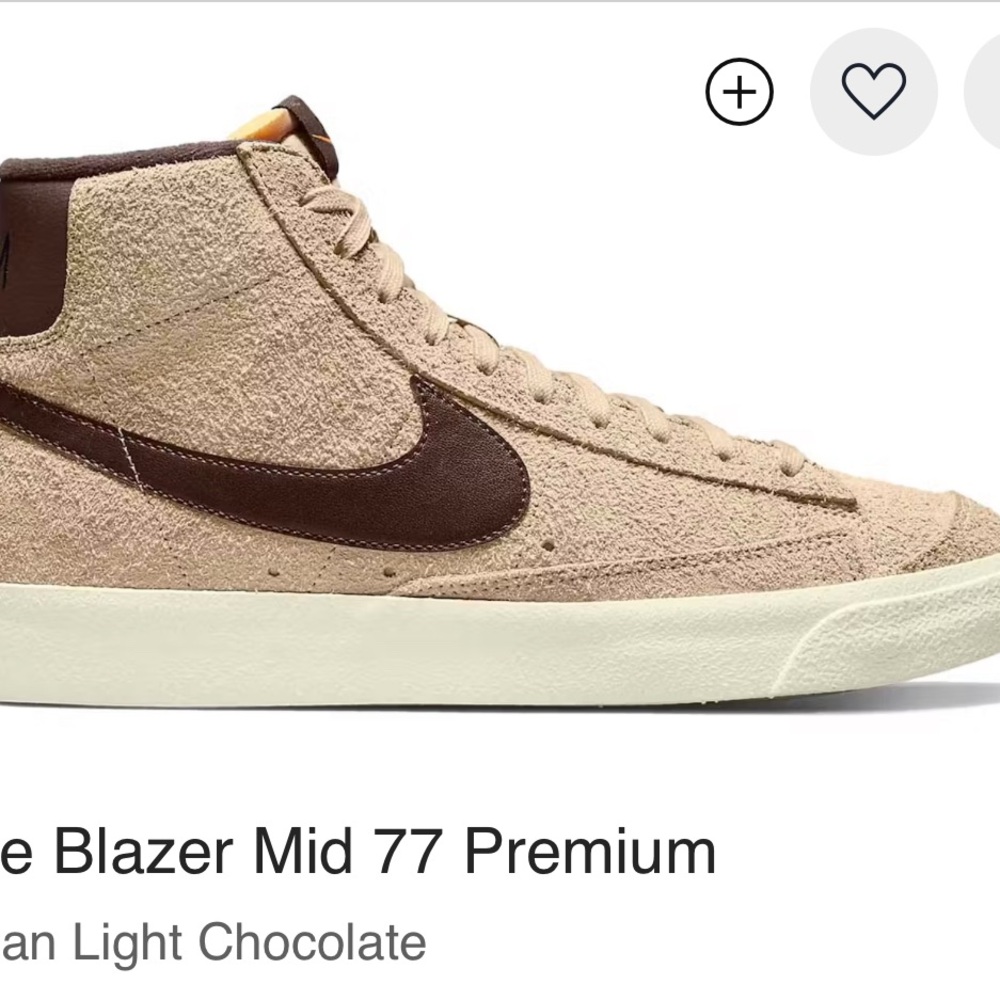 Nike Blazer Mid 77 Premium - Chocolate Rattan Suede US 10M